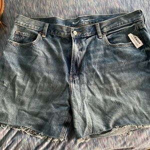 Old navy High waist Slouchy Straight Shorts size 18